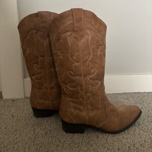Brown Western Cowboy Boots